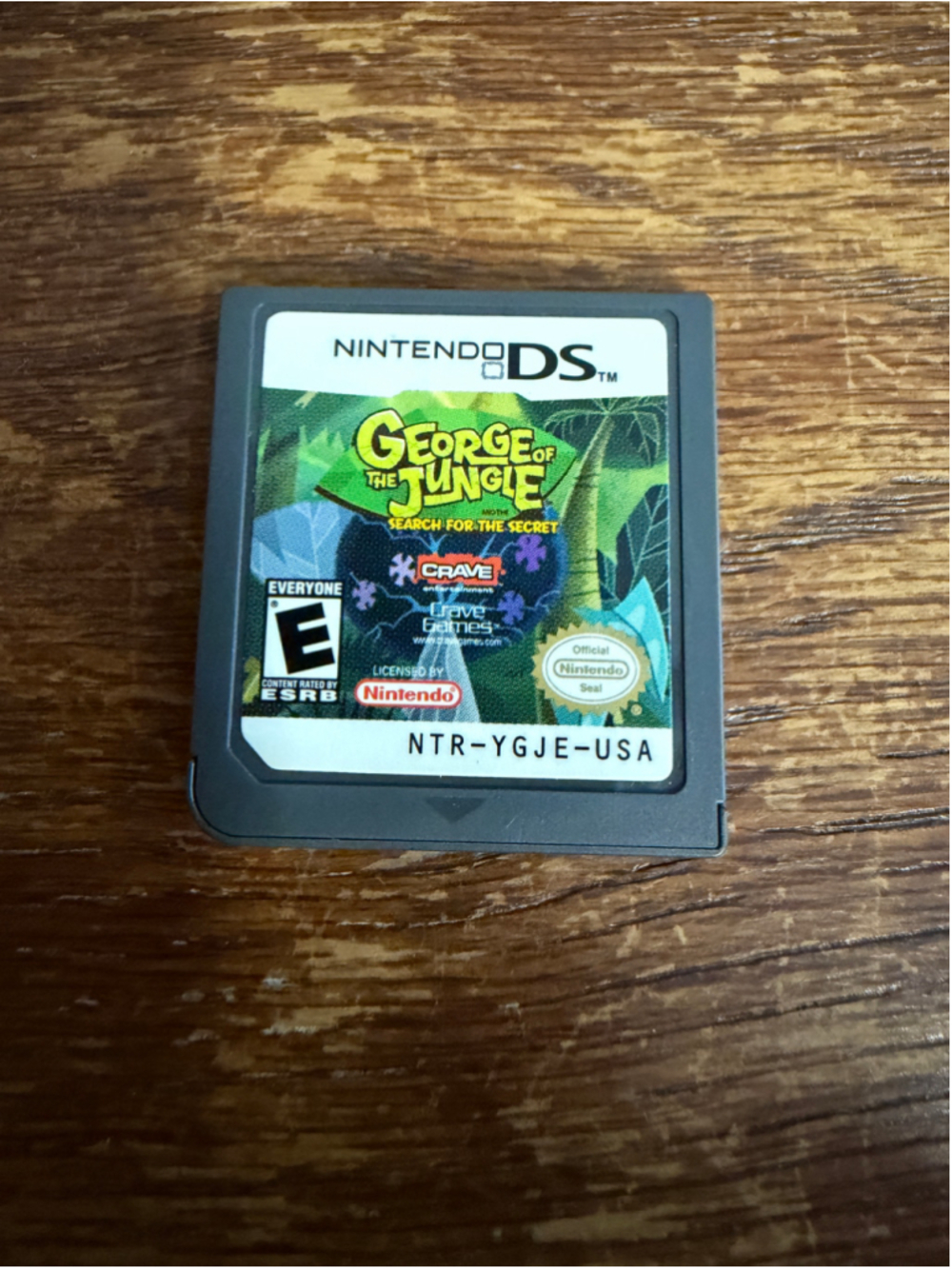George of the Jungle Search for the Secret Nintendo DS Game Cartridge Only Authe